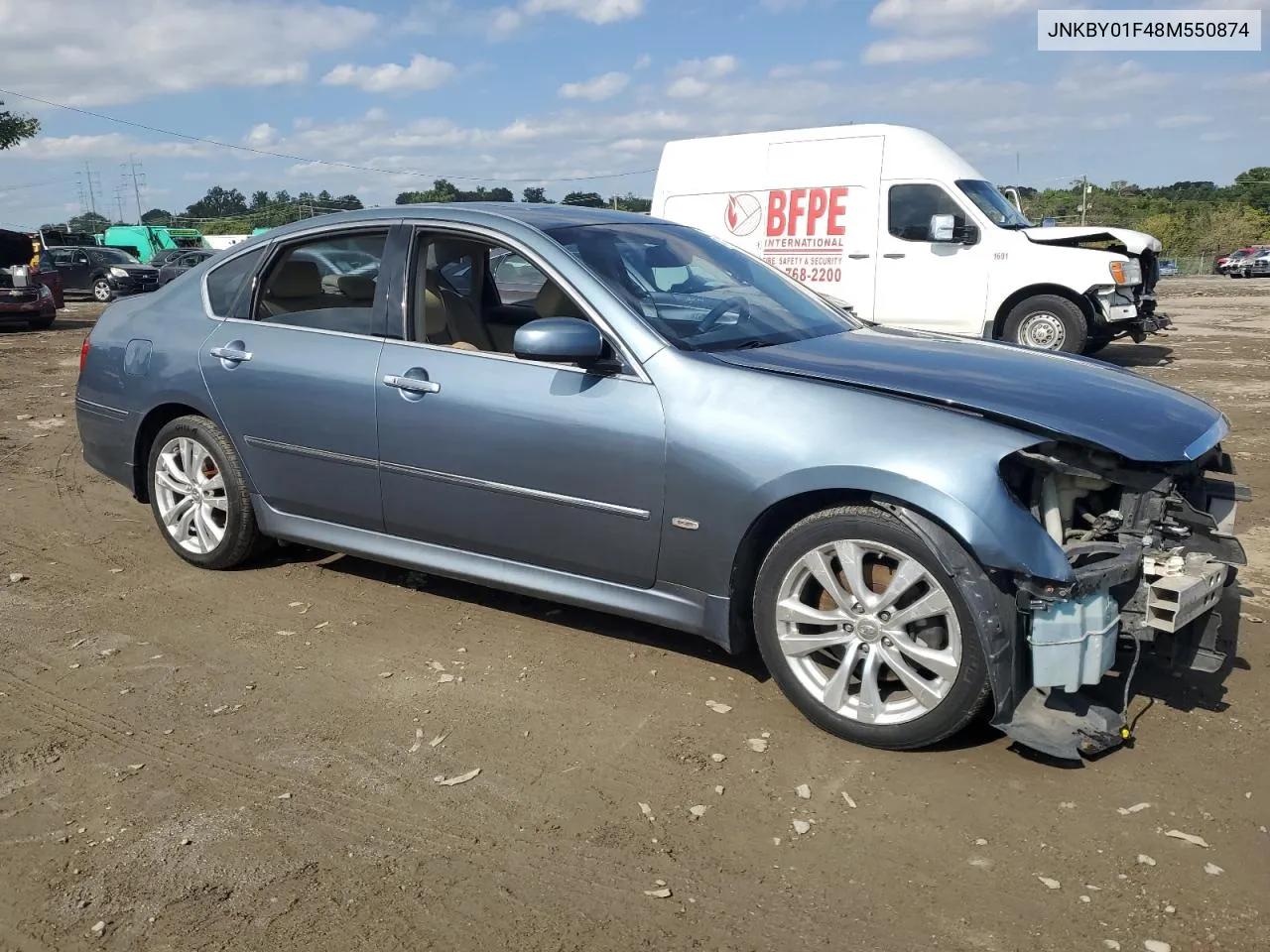 2008 Infiniti M45 VIN: JNKBY01F48M550874 Lot: 74107424