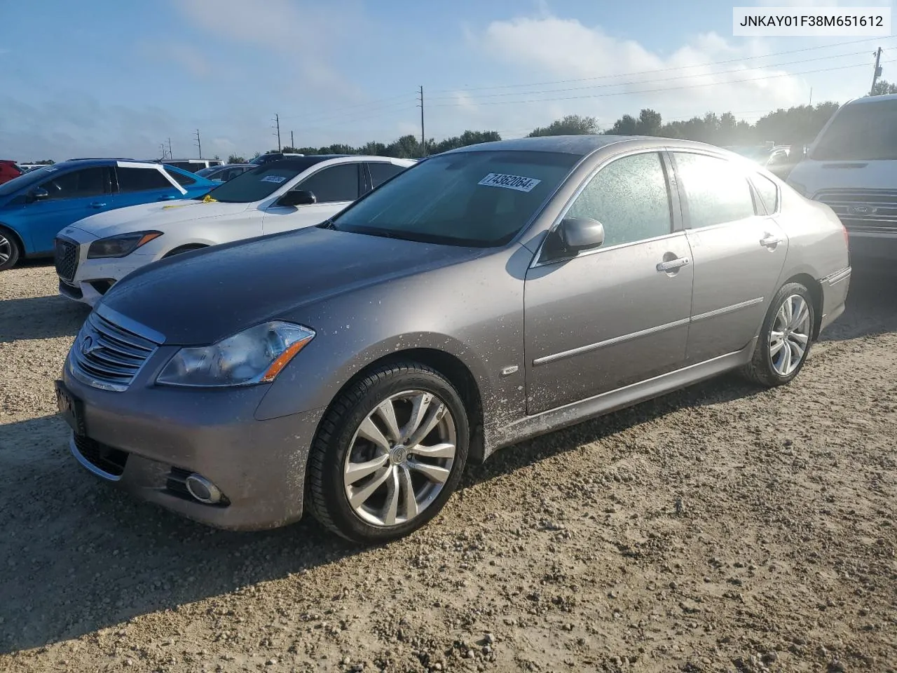 2008 Infiniti M35 Base VIN: JNKAY01F38M651612 Lot: 74362064