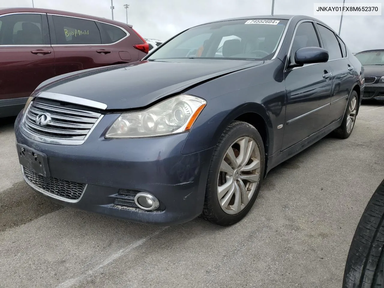 2008 Infiniti M35 Base VIN: JNKAY01FX8M652370 Lot: 74552604