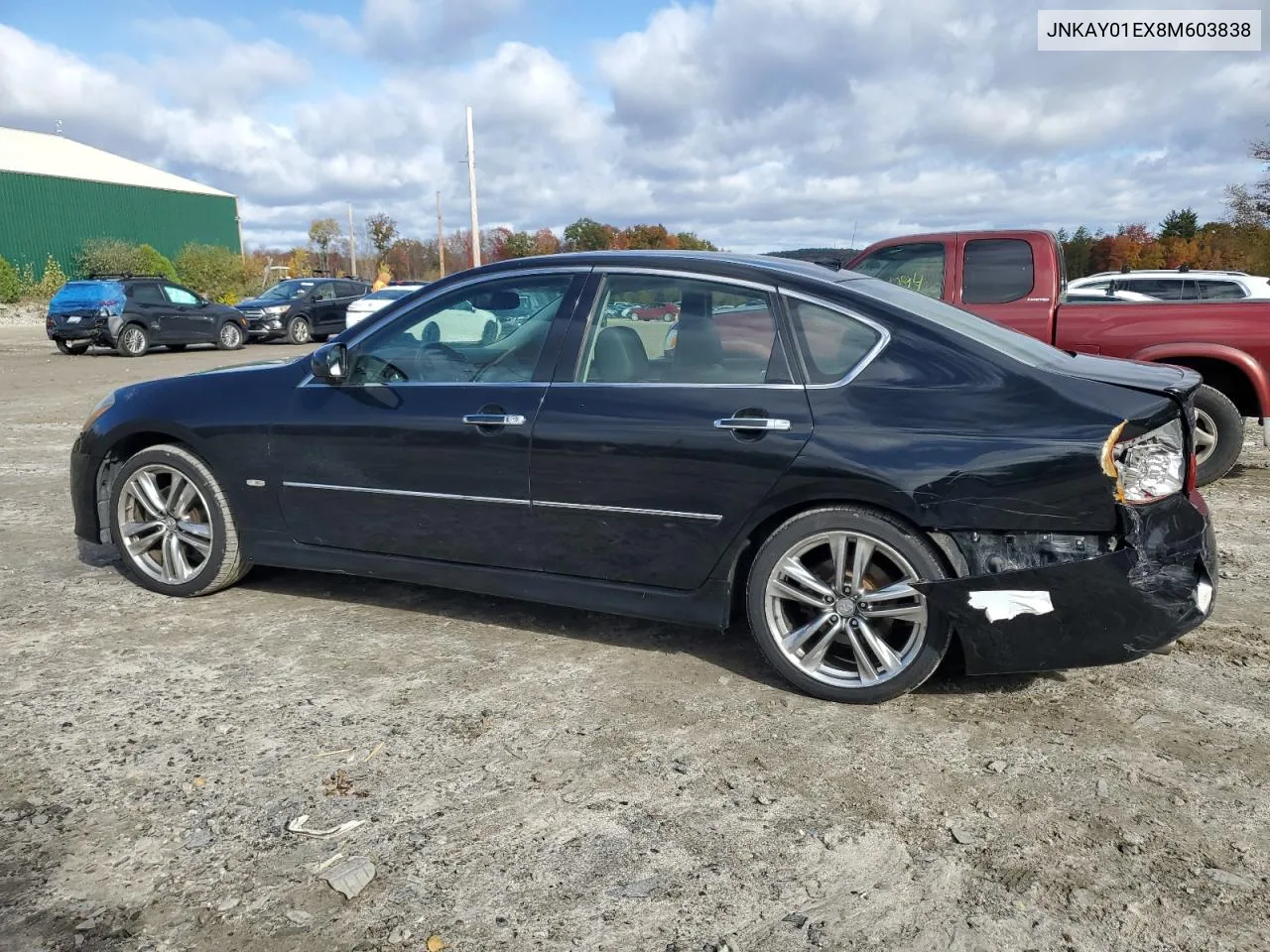 2008 Infiniti M35 Base VIN: JNKAY01EX8M603838 Lot: 75323464