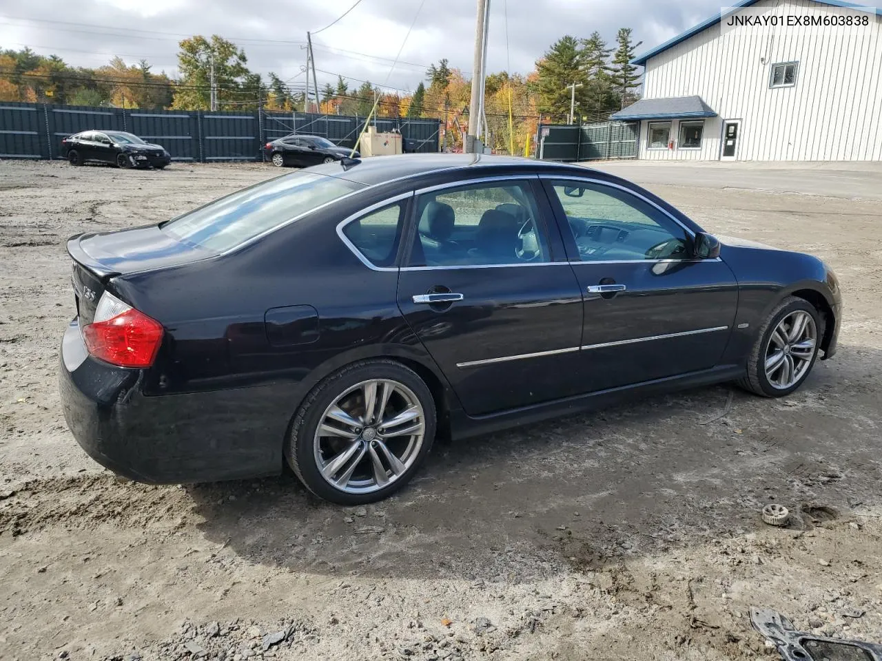 2008 Infiniti M35 Base VIN: JNKAY01EX8M603838 Lot: 75323464