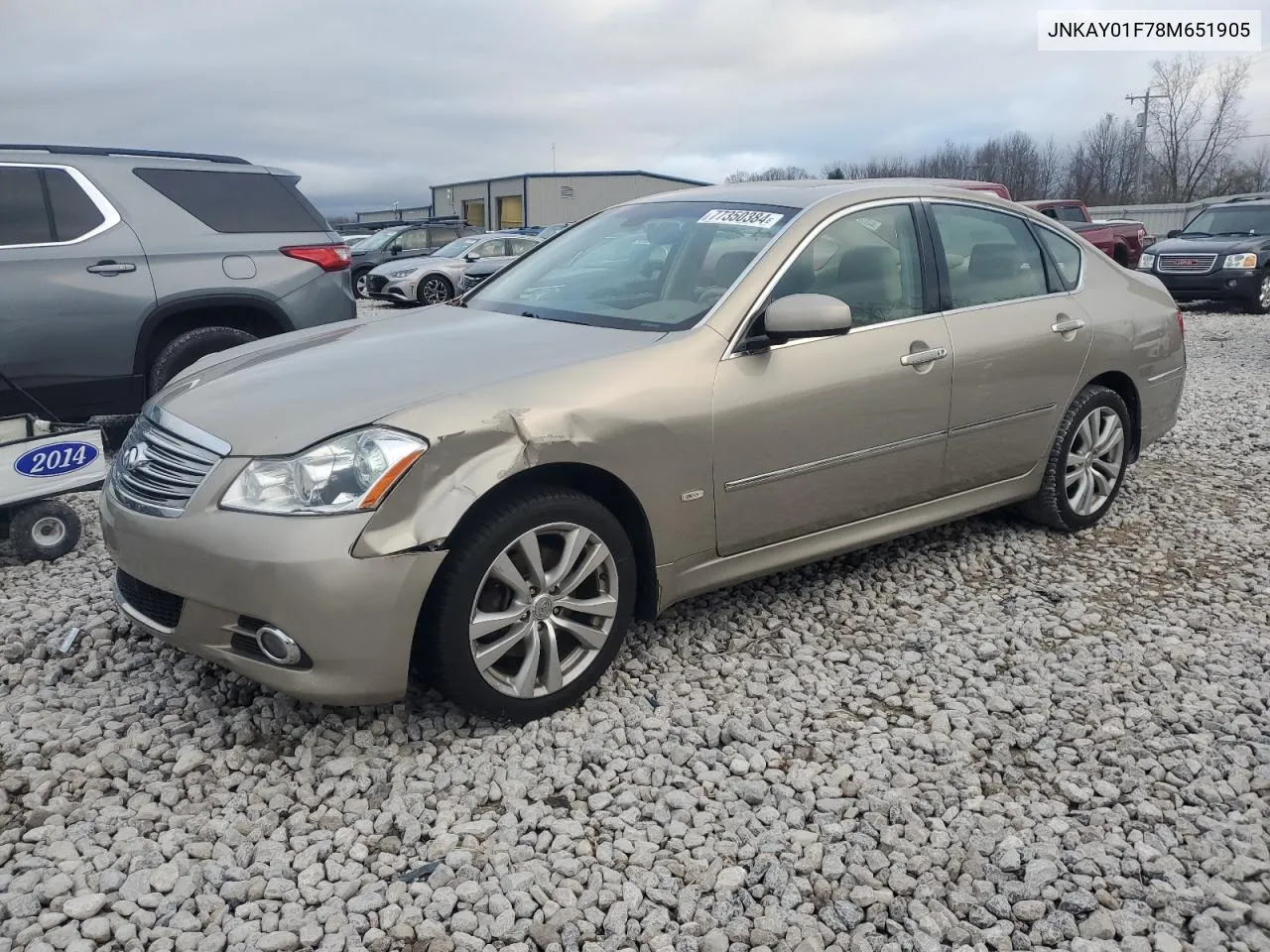 2008 Infiniti M35 Base VIN: JNKAY01F78M651905 Lot: 77350384