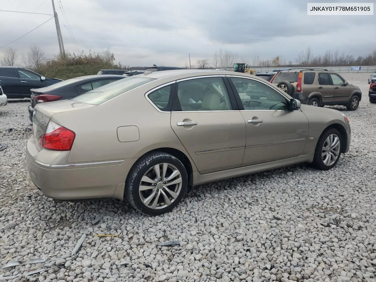 2008 Infiniti M35 Base VIN: JNKAY01F78M651905 Lot: 77350384