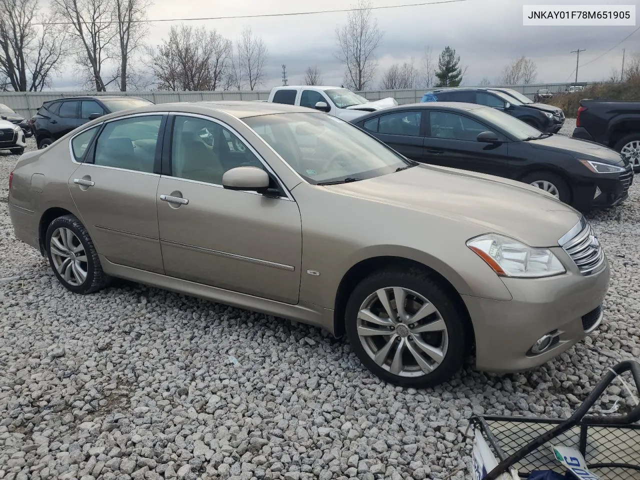 2008 Infiniti M35 Base VIN: JNKAY01F78M651905 Lot: 77350384