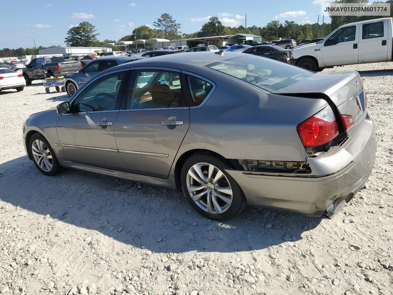 2008 Infiniti M35 Base VIN: JNKAY01E08M601774 Lot: 77585634