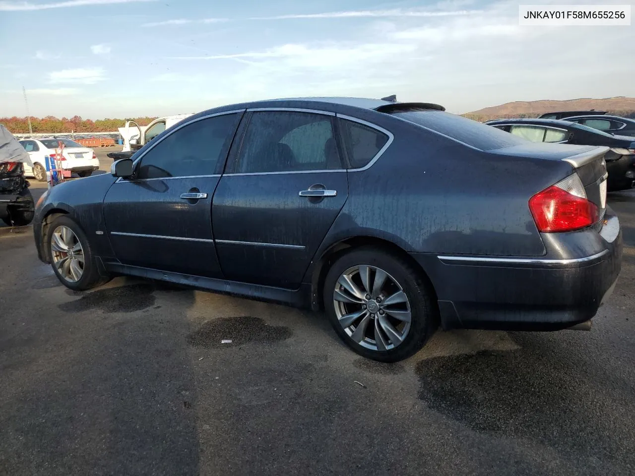 2008 Infiniti M35 Base VIN: JNKAY01F58M655256 Lot: 77836854