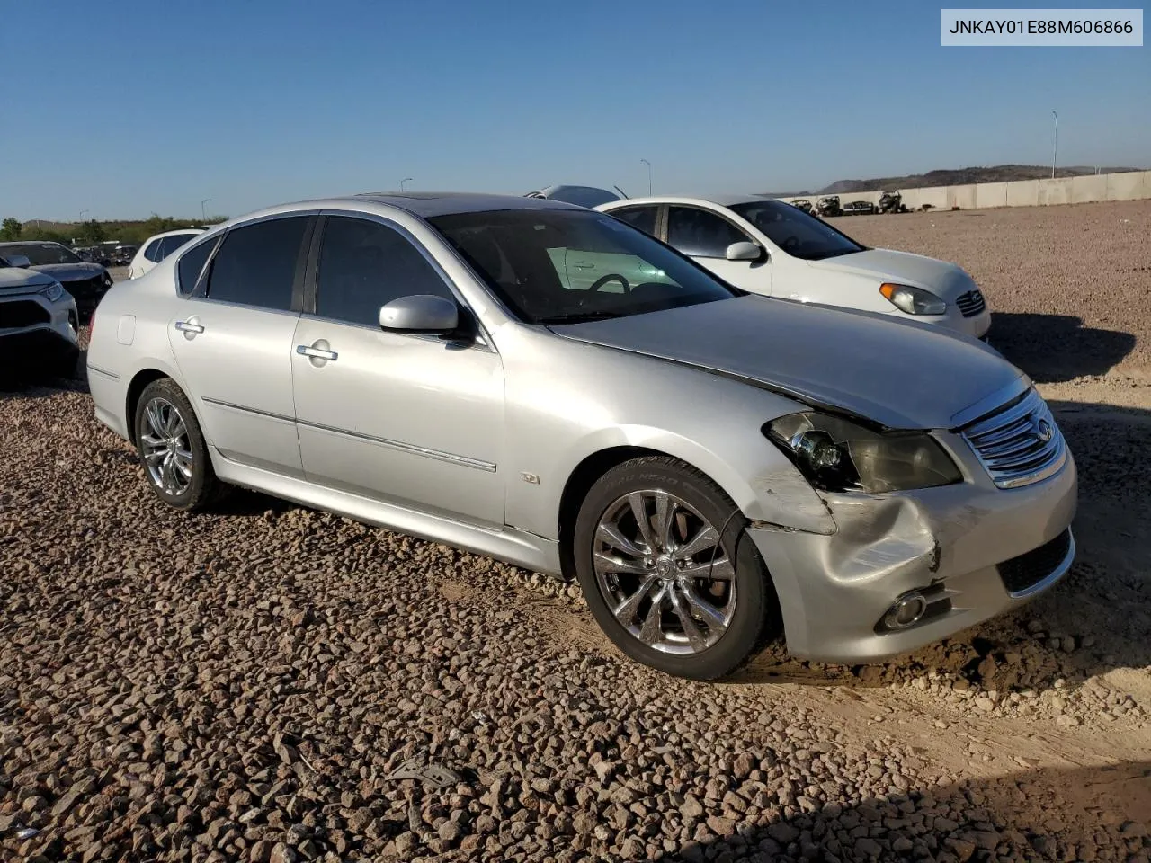 2008 Infiniti M35 Base VIN: JNKAY01E88M606866 Lot: 77890614