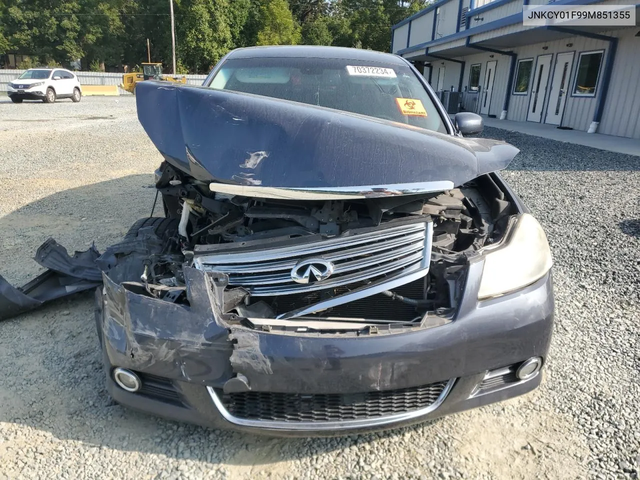 2009 Infiniti M35 Base VIN: JNKCY01F99M851355 Lot: 70372234