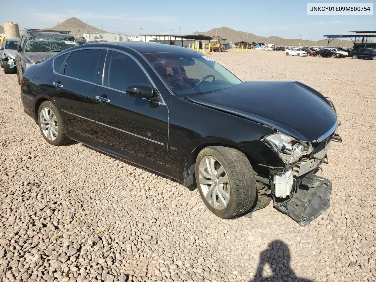 2009 Infiniti M35 Base VIN: JNKCY01E09M800754 Lot: 74478854