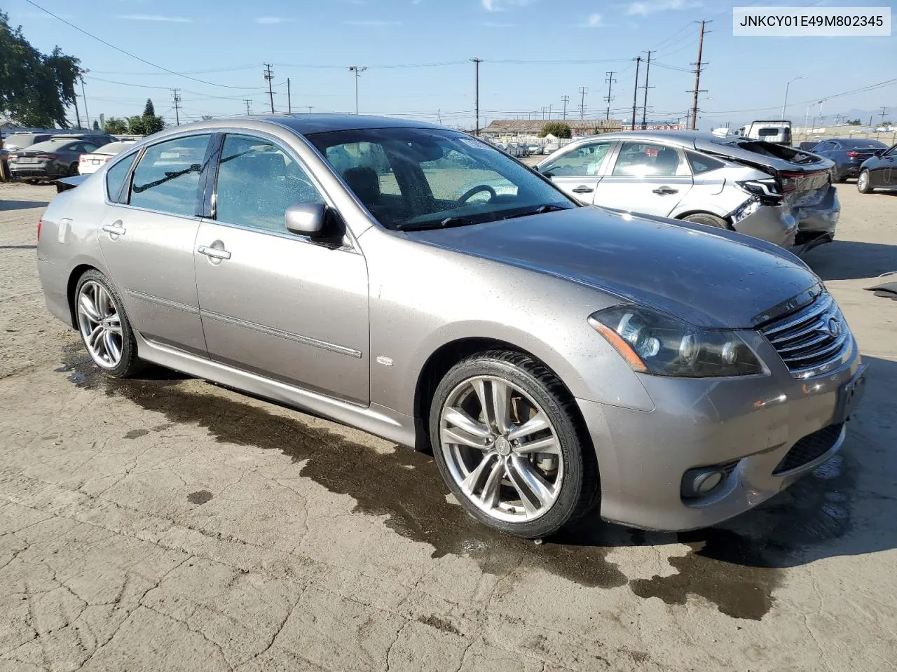 2009 Infiniti M35 Base VIN: JNKCY01E49M802345 Lot: 75047744