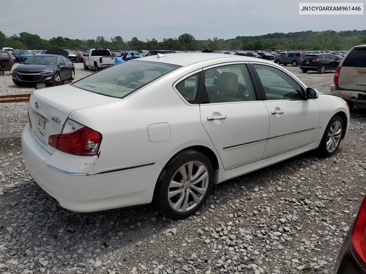 2010 Infiniti M35 Base VIN: JN1CY0ARXAM961446 Lot: 55397704