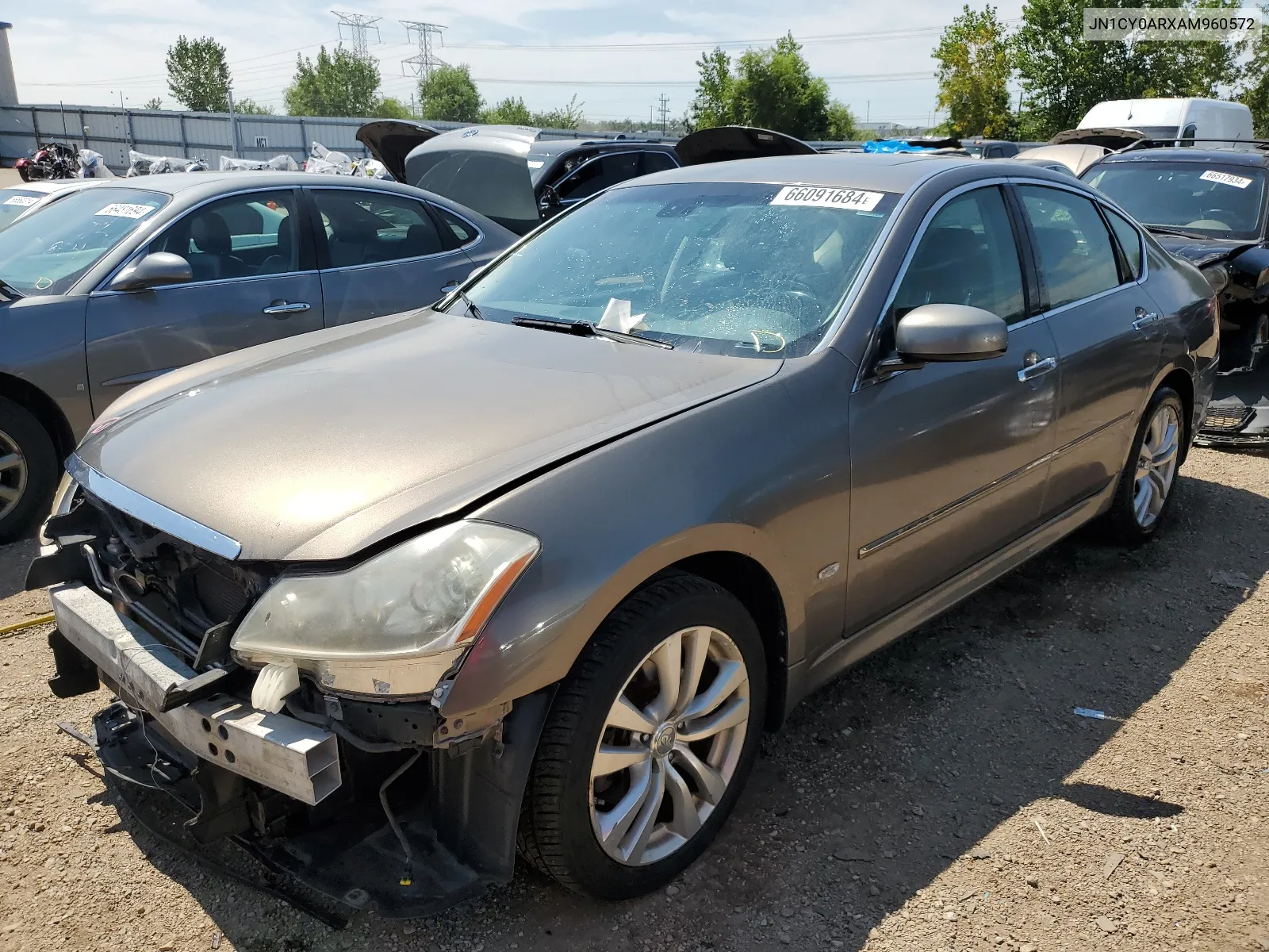 2010 Infiniti M35 Base VIN: JN1CY0ARXAM960572 Lot: 66091684