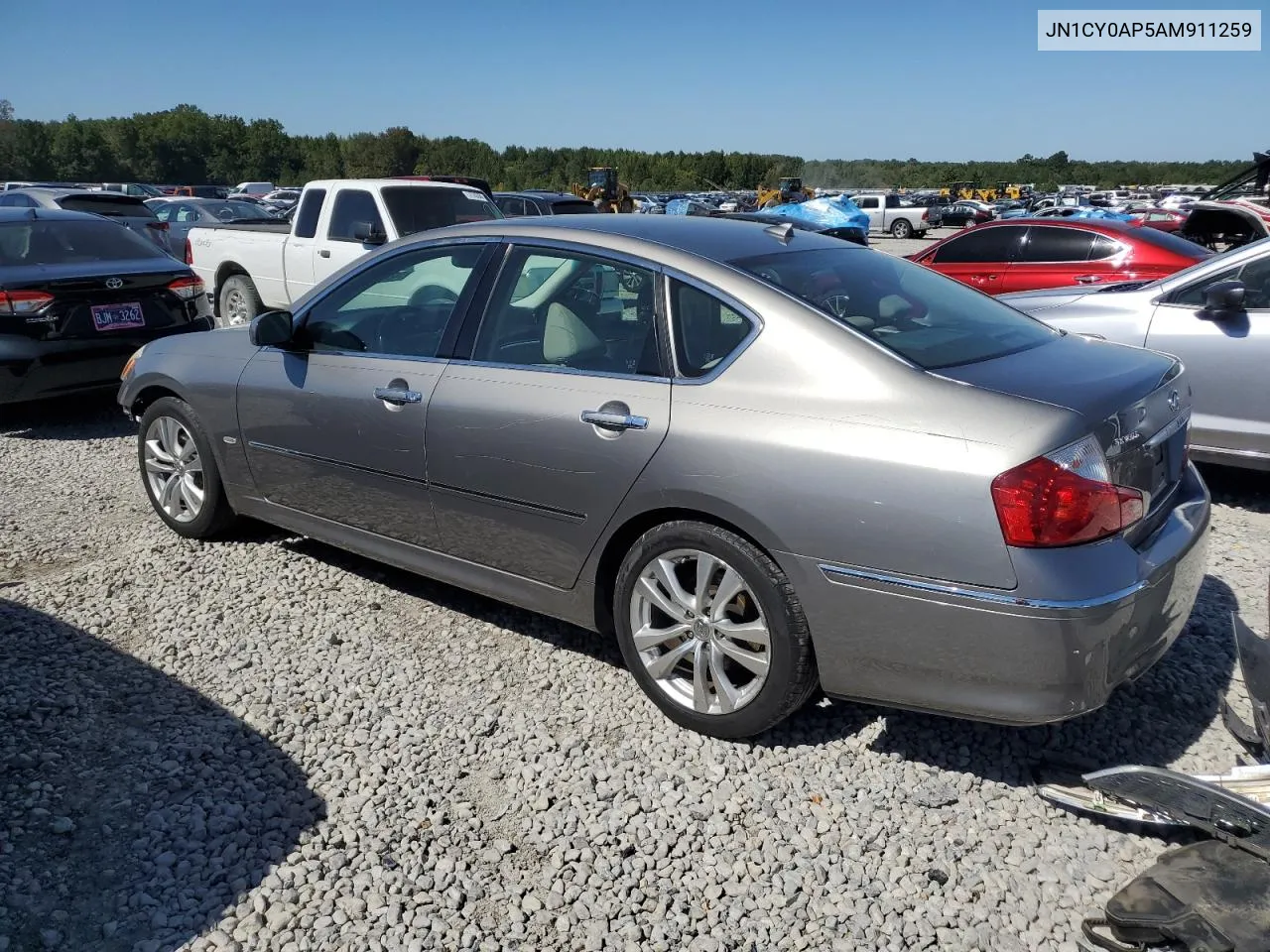 2010 Infiniti M35 Base VIN: JN1CY0AP5AM911259 Lot: 74220044