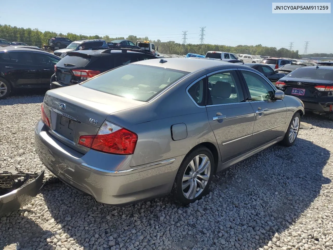 2010 Infiniti M35 Base VIN: JN1CY0AP5AM911259 Lot: 74220044