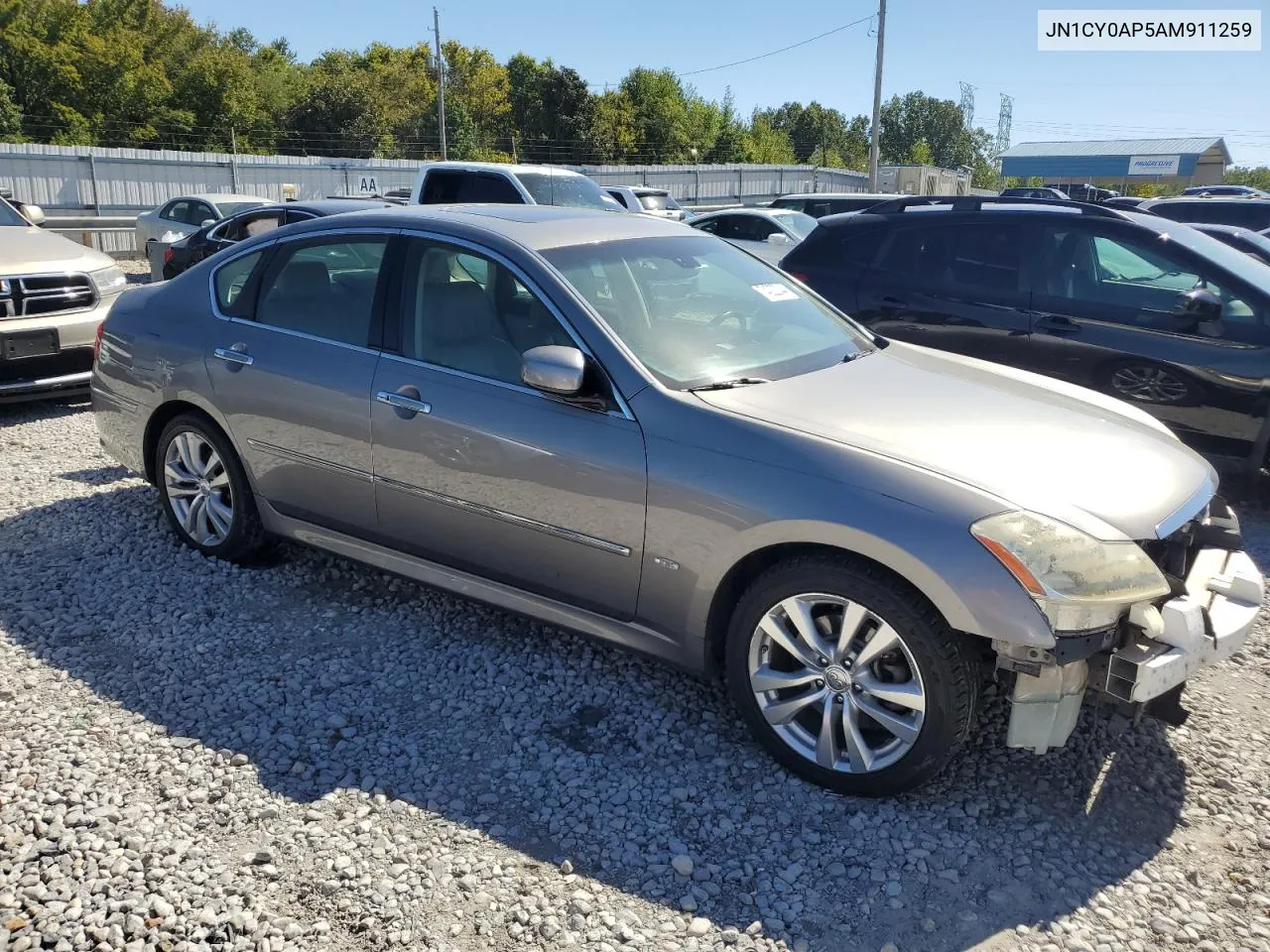 2010 Infiniti M35 Base VIN: JN1CY0AP5AM911259 Lot: 74220044