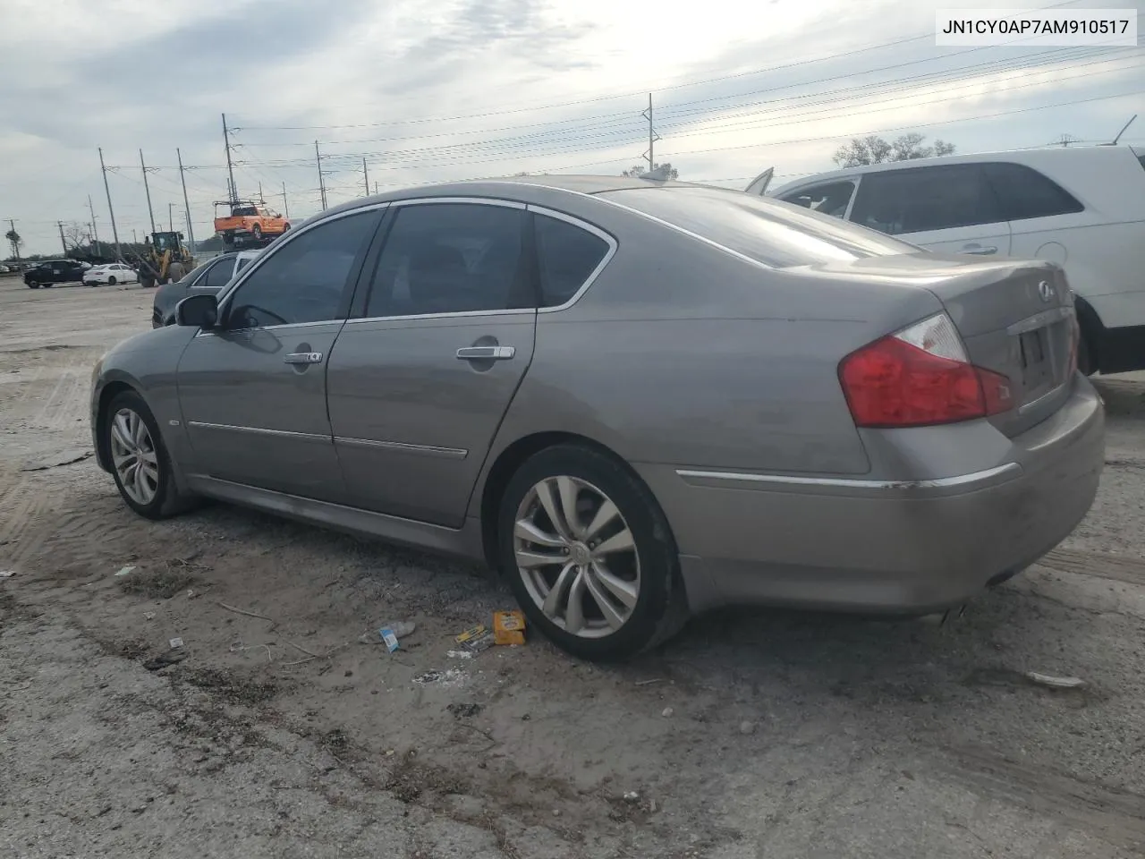 2010 Infiniti M35 Base VIN: JN1CY0AP7AM910517 Lot: 77679764