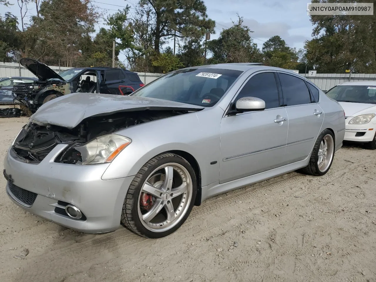 2010 Infiniti M35 Base VIN: JN1CY0AP0AM910987 Lot: 79281274