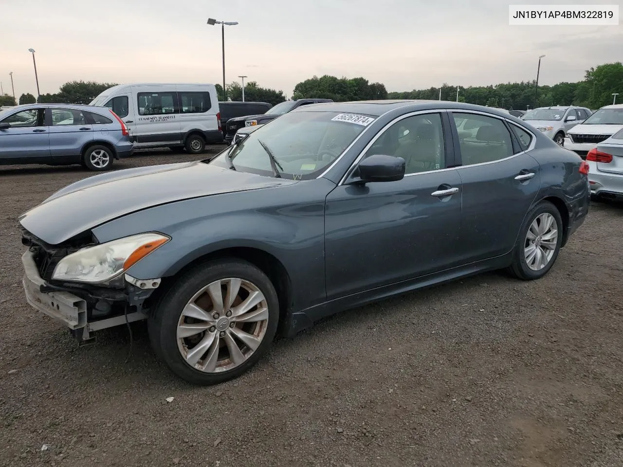 2011 Infiniti M37 VIN: JN1BY1AP4BM322819 Lot: 56267874