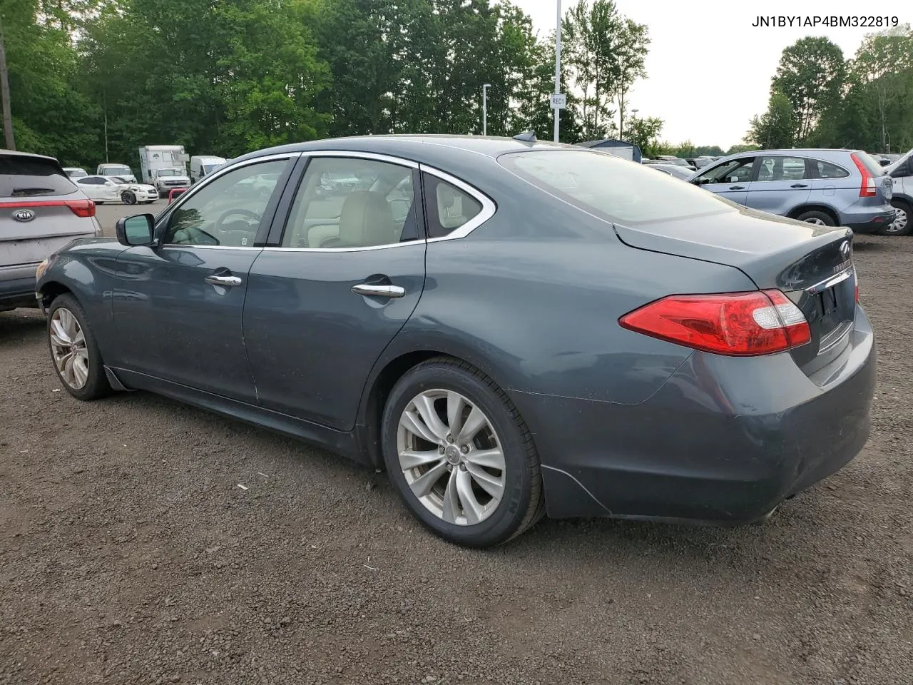 2011 Infiniti M37 VIN: JN1BY1AP4BM322819 Lot: 56267874