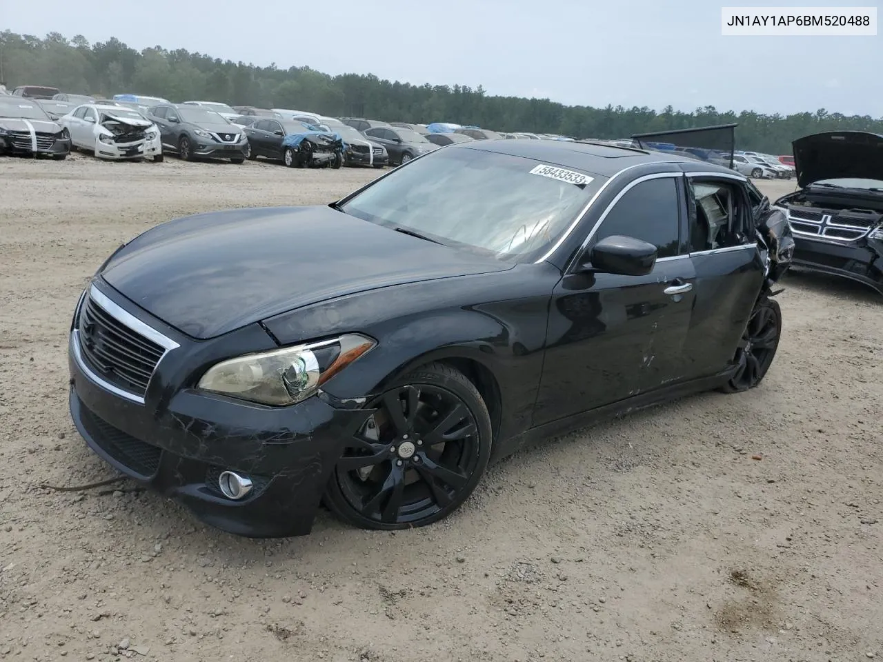 2011 Infiniti M56 VIN: JN1AY1AP6BM520488 Lot: 58433533