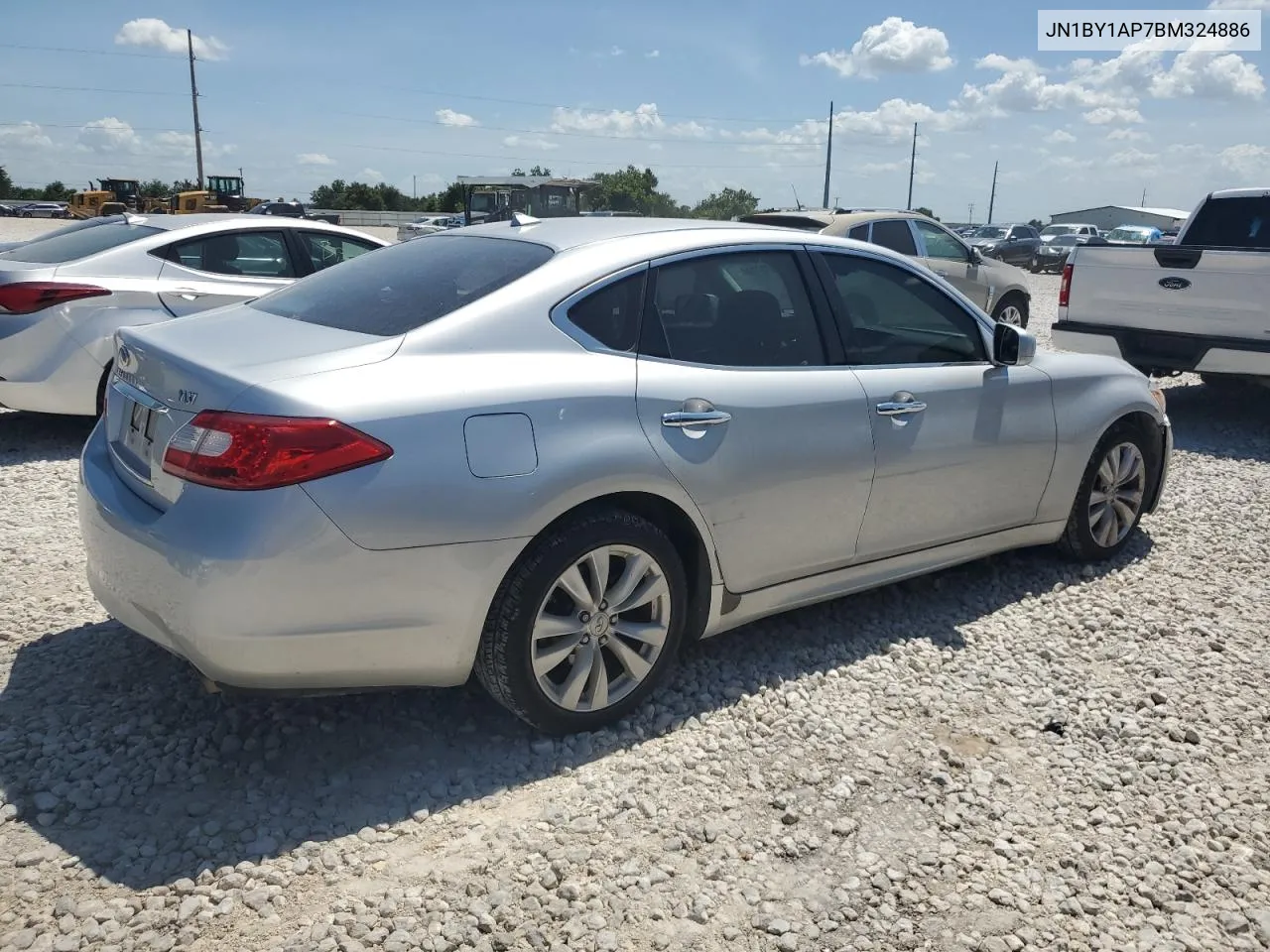 2011 Infiniti M37 VIN: JN1BY1AP7BM324886 Lot: 63787144