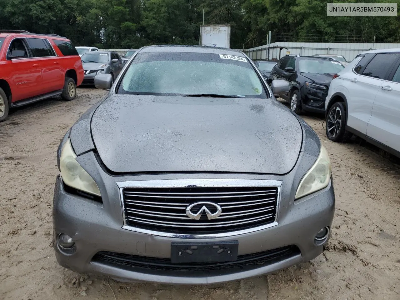 2011 Infiniti M56 X VIN: JN1AY1AR5BM570493 Lot: 67145364