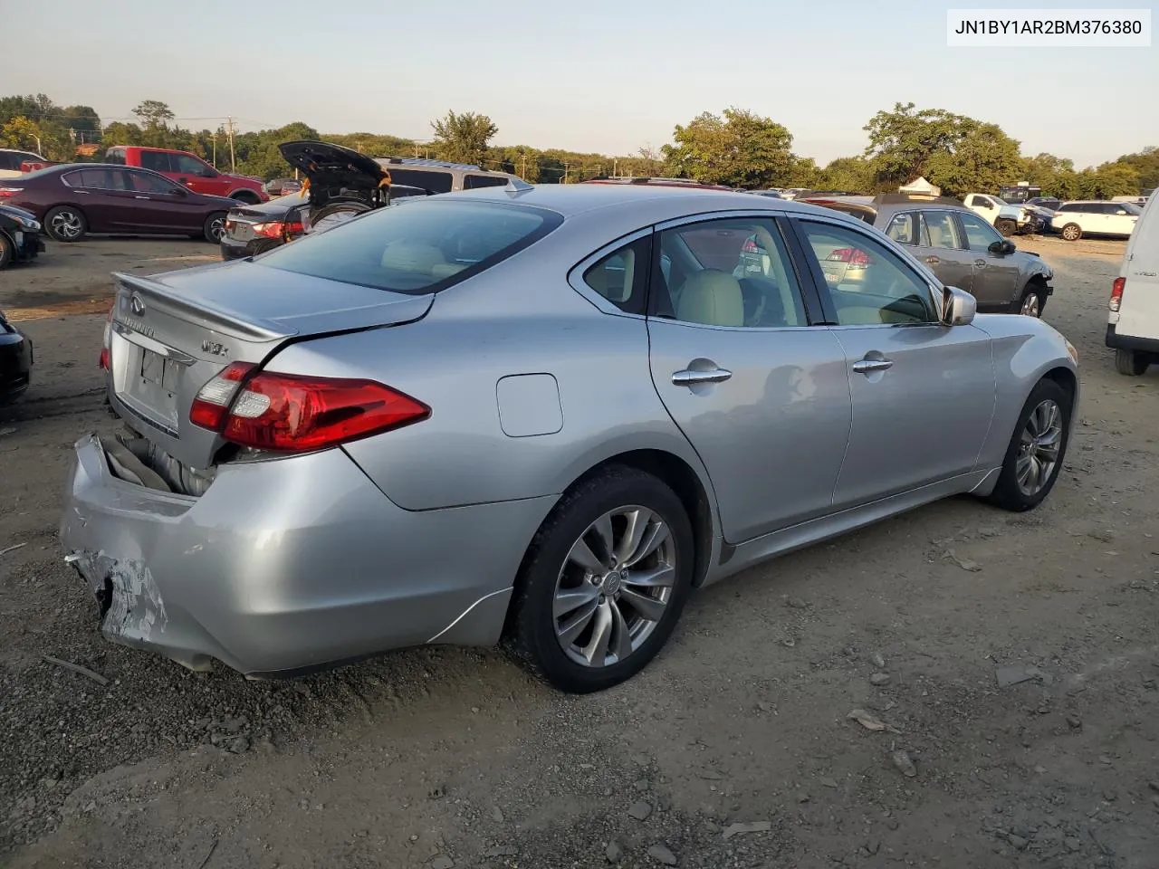 2011 Infiniti M37 X VIN: JN1BY1AR2BM376380 Lot: 70558504