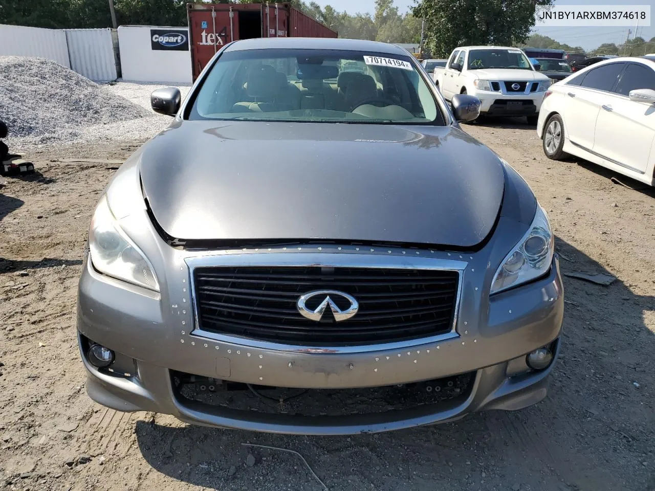 2011 Infiniti M37 X VIN: JN1BY1ARXBM374618 Lot: 70714194