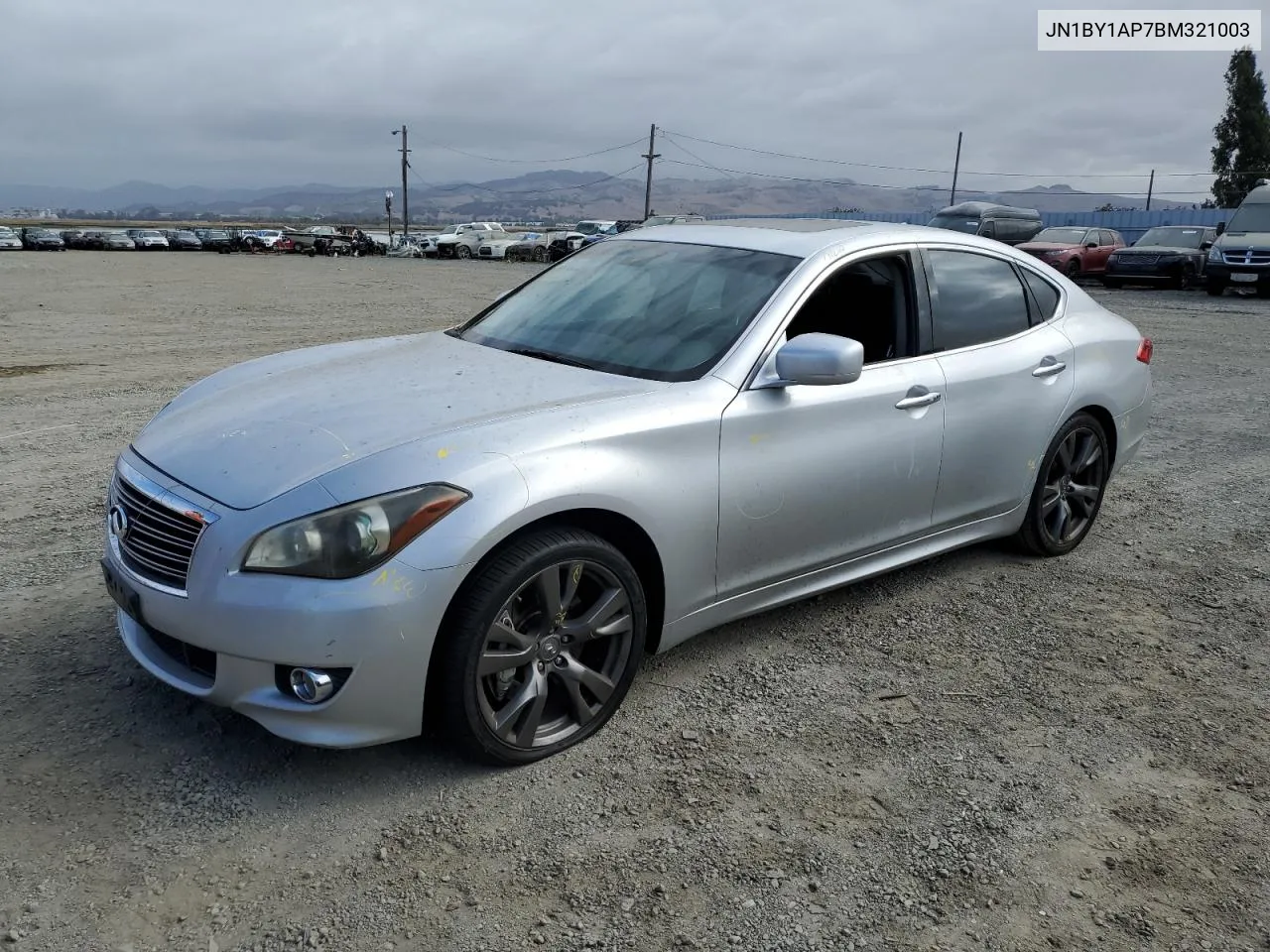 2011 Infiniti M37 VIN: JN1BY1AP7BM321003 Lot: 71838584