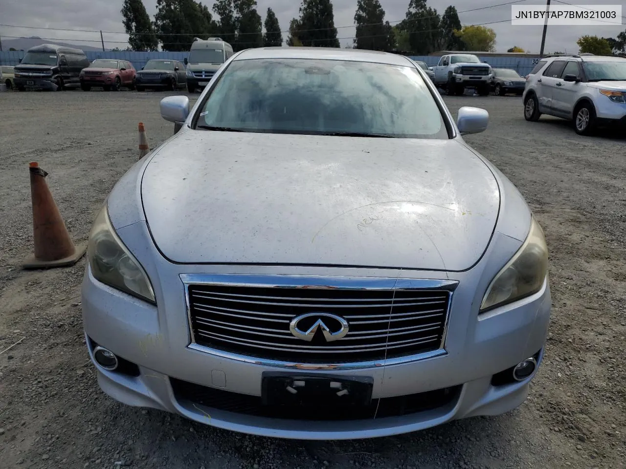 2011 Infiniti M37 VIN: JN1BY1AP7BM321003 Lot: 71838584