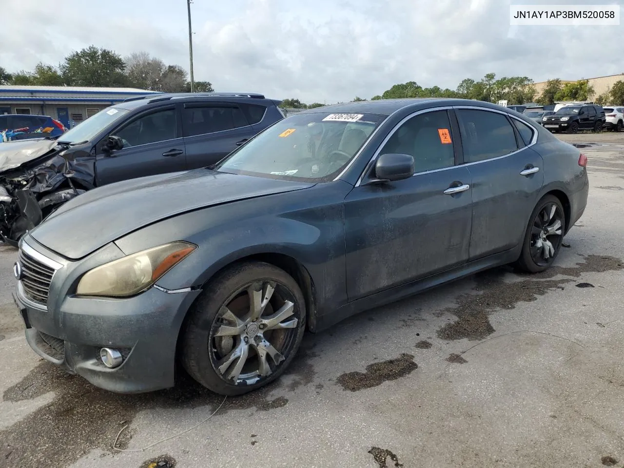 2011 Infiniti M56 VIN: JN1AY1AP3BM520058 Lot: 73367094