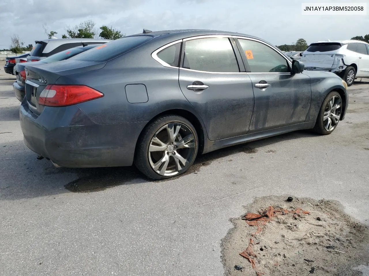 2011 Infiniti M56 VIN: JN1AY1AP3BM520058 Lot: 73367094