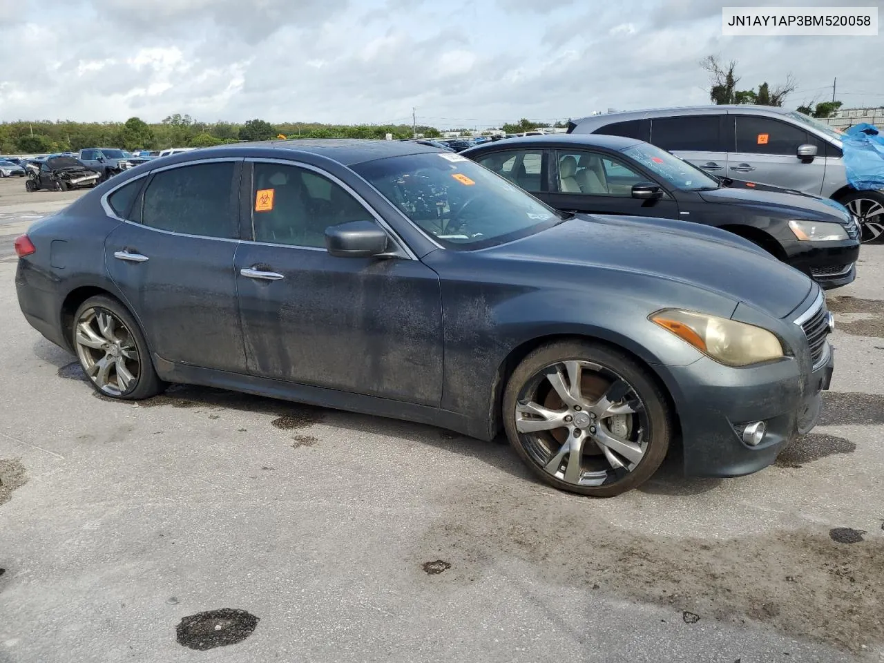 2011 Infiniti M56 VIN: JN1AY1AP3BM520058 Lot: 73367094