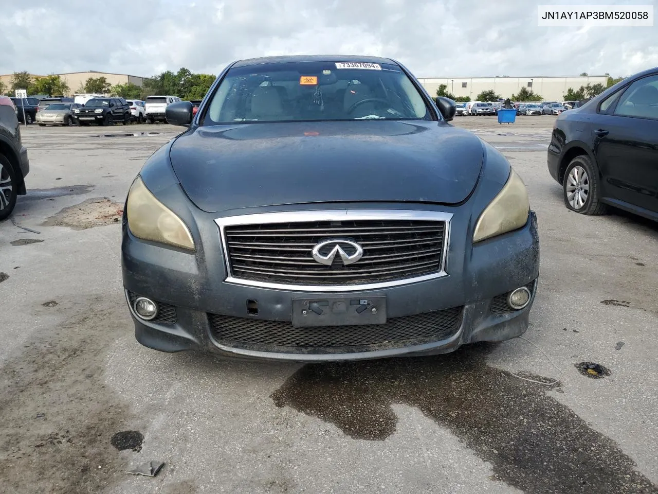 2011 Infiniti M56 VIN: JN1AY1AP3BM520058 Lot: 73367094