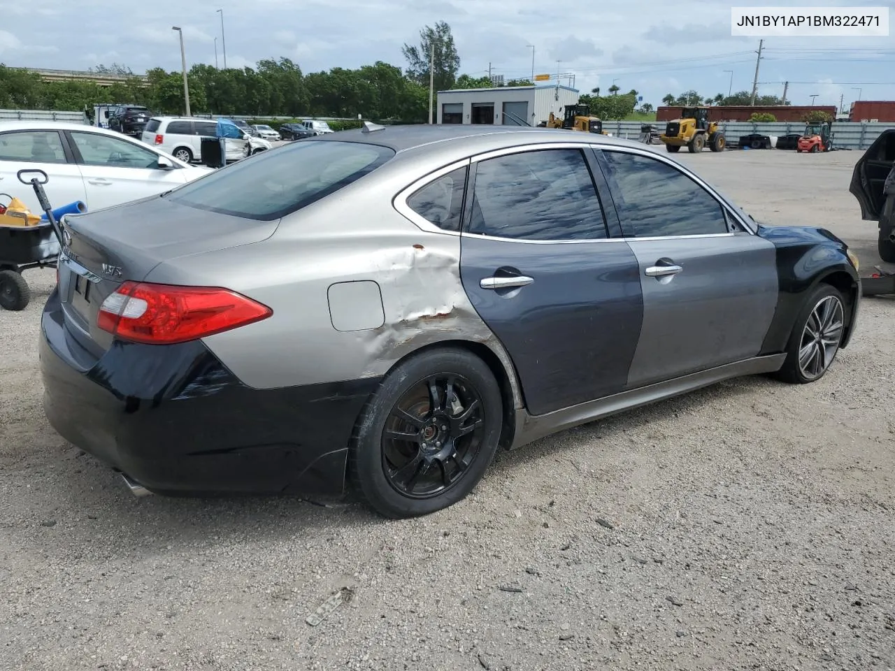 2011 Infiniti M37 VIN: JN1BY1AP1BM322471 Lot: 73488294