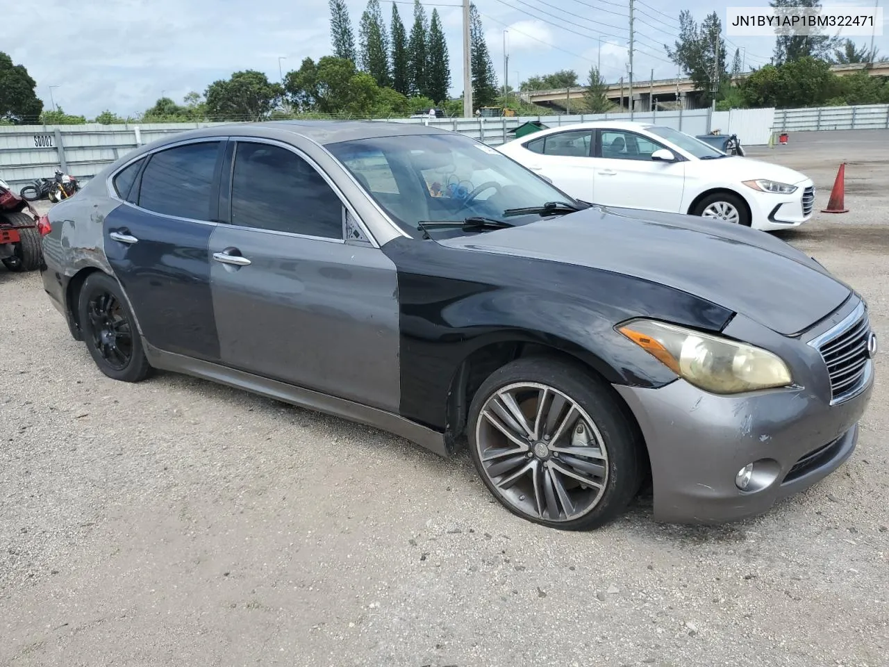 2011 Infiniti M37 VIN: JN1BY1AP1BM322471 Lot: 73488294