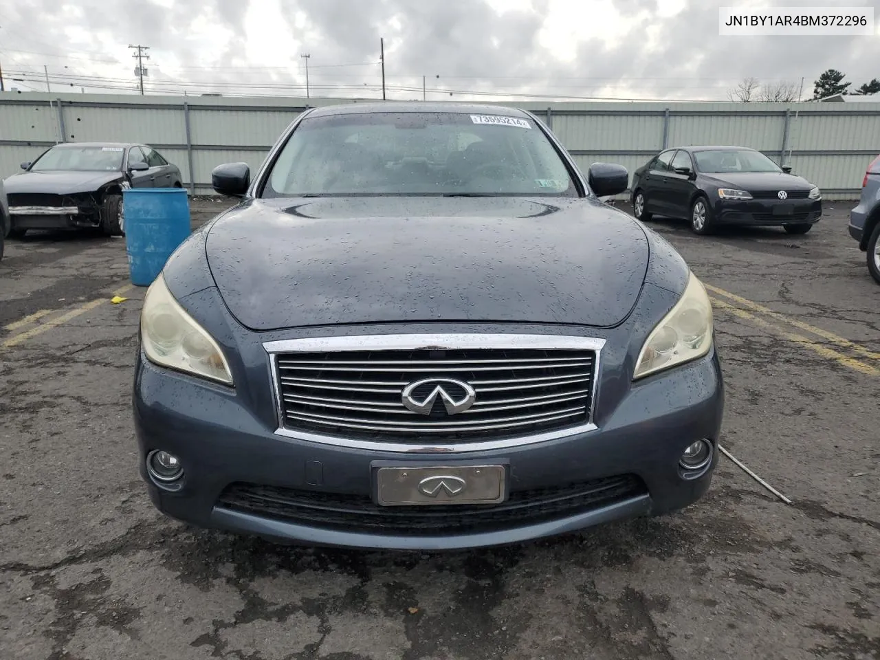 2011 Infiniti M37 X VIN: JN1BY1AR4BM372296 Lot: 73595214