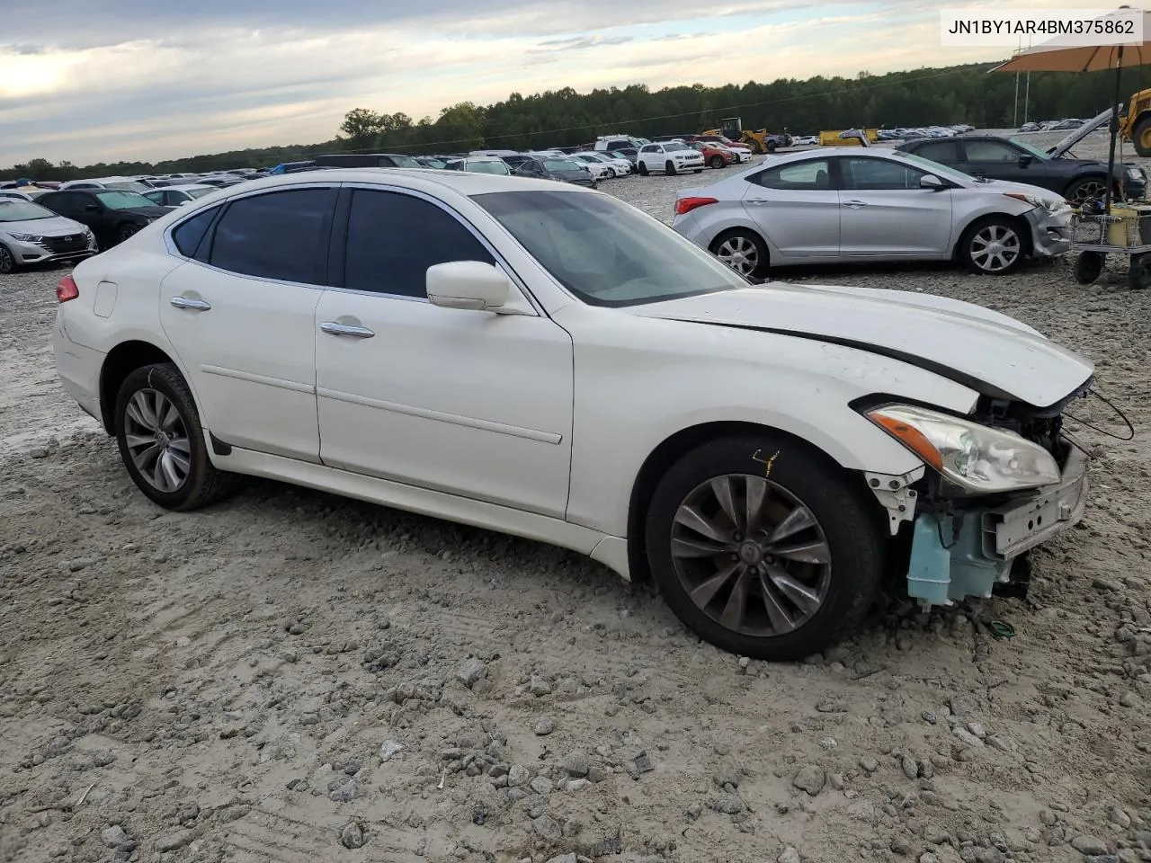 2011 Infiniti M37 X VIN: JN1BY1AR4BM375862 Lot: 73970094