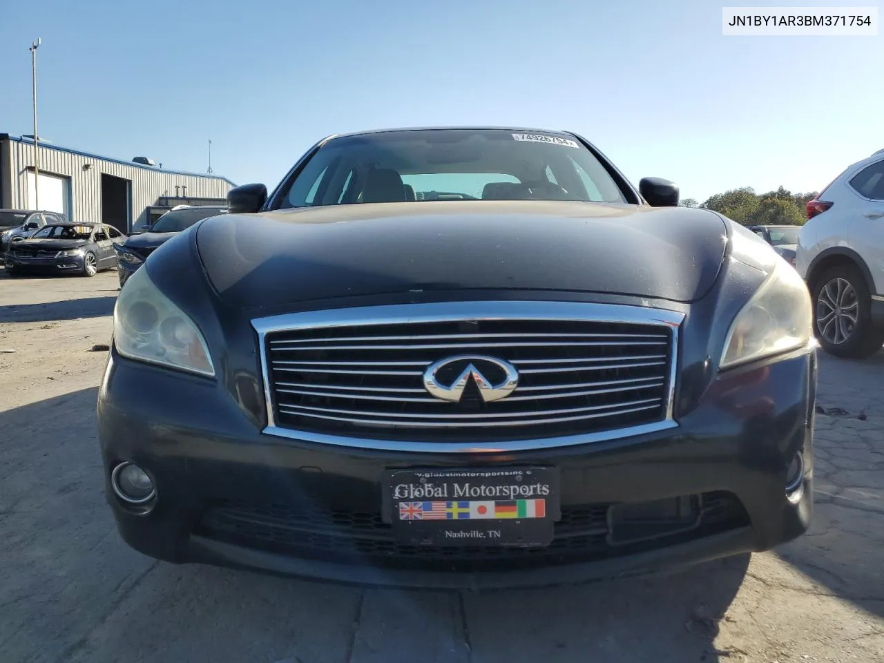 2011 Infiniti M37 X VIN: JN1BY1AR3BM371754 Lot: 74926754