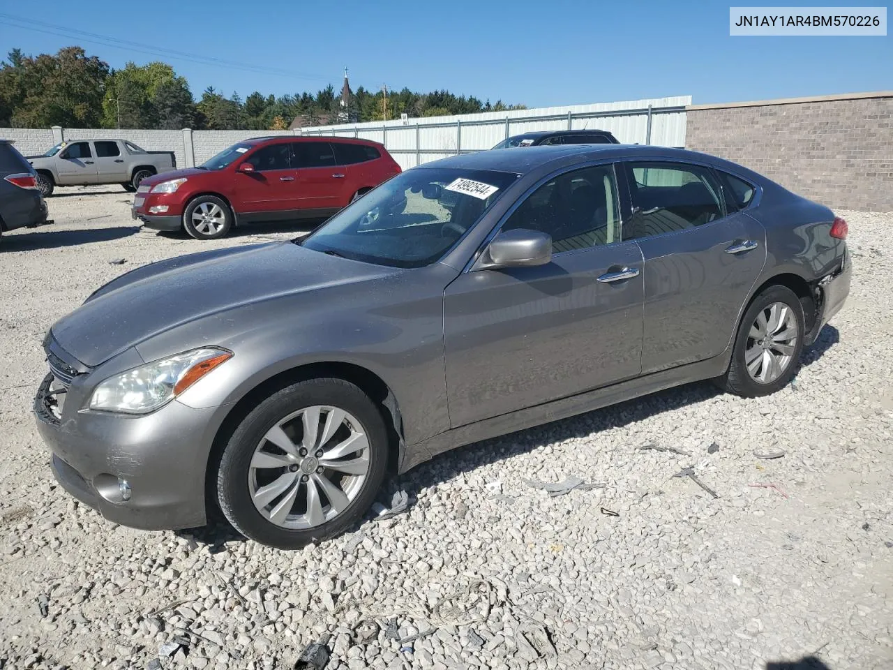 2011 Infiniti M56 X VIN: JN1AY1AR4BM570226 Lot: 74992544