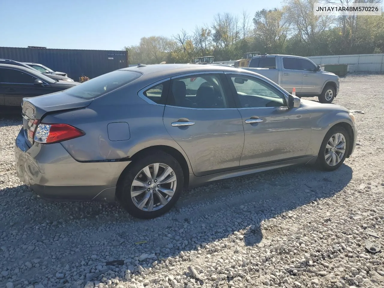 2011 Infiniti M56 X VIN: JN1AY1AR4BM570226 Lot: 74992544