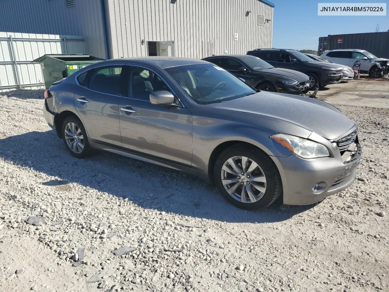 2011 Infiniti M56 X VIN: JN1AY1AR4BM570226 Lot: 74992544