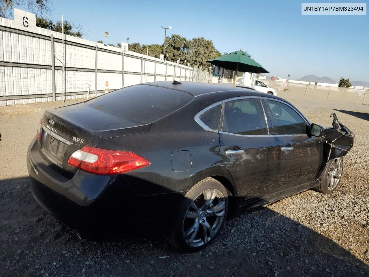 2011 Infiniti M37 VIN: JN1BY1AP7BM323494 Lot: 77250874