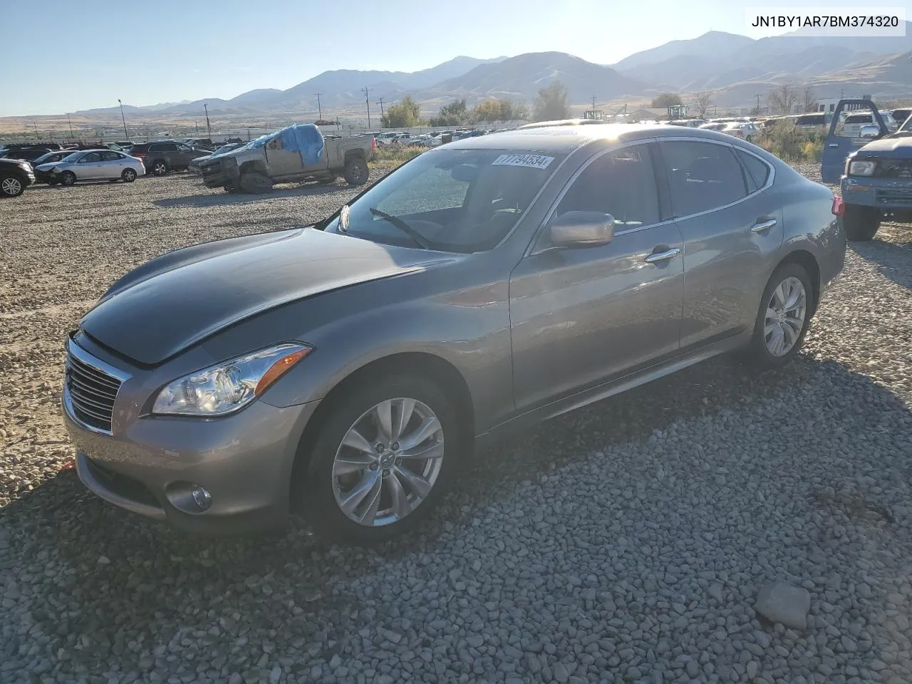 2011 Infiniti M37 X VIN: JN1BY1AR7BM374320 Lot: 77794534