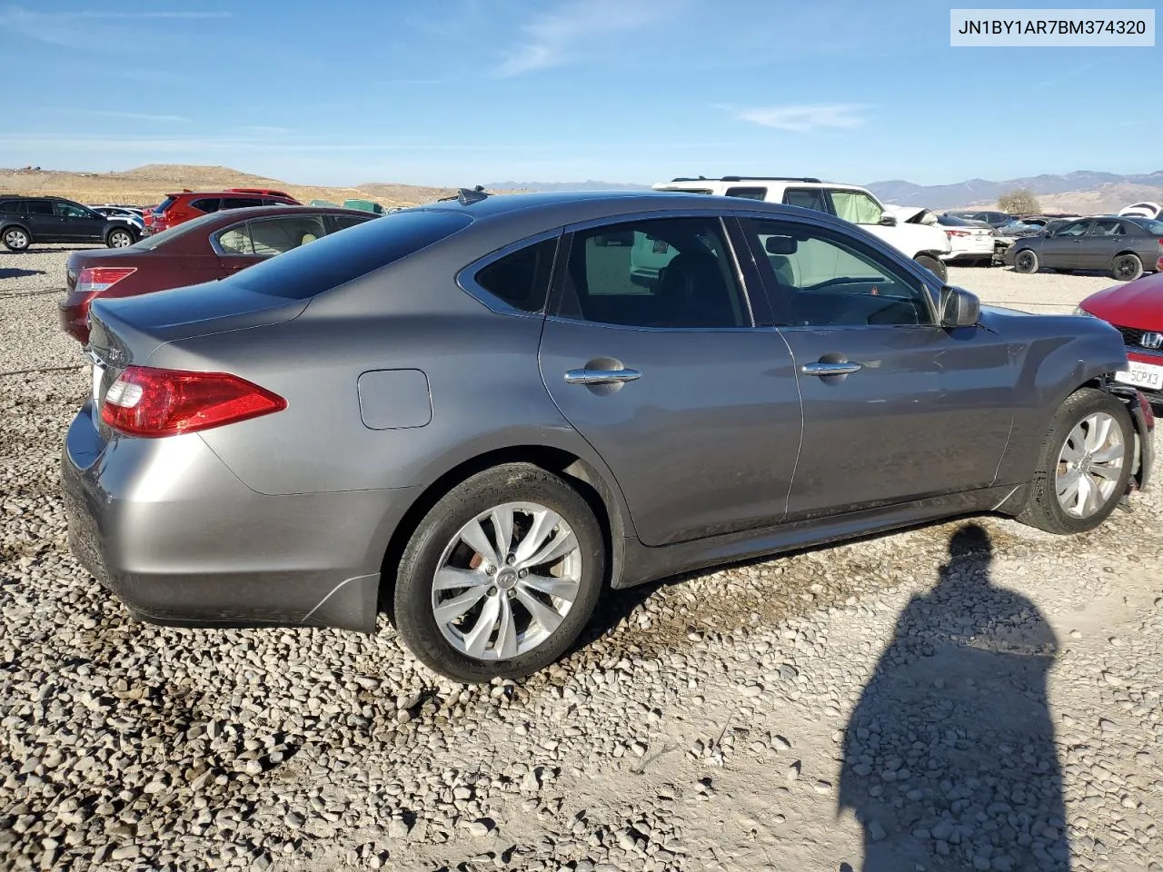 2011 Infiniti M37 X VIN: JN1BY1AR7BM374320 Lot: 77794534