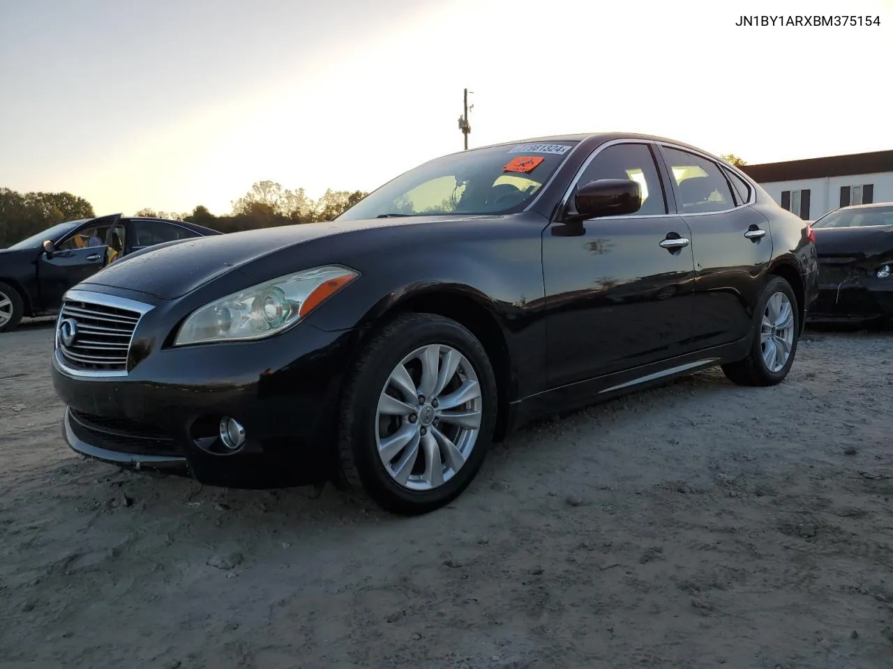 2011 Infiniti M37 X VIN: JN1BY1ARXBM375154 Lot: 77981324