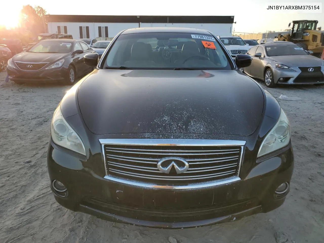 2011 Infiniti M37 X VIN: JN1BY1ARXBM375154 Lot: 77981324