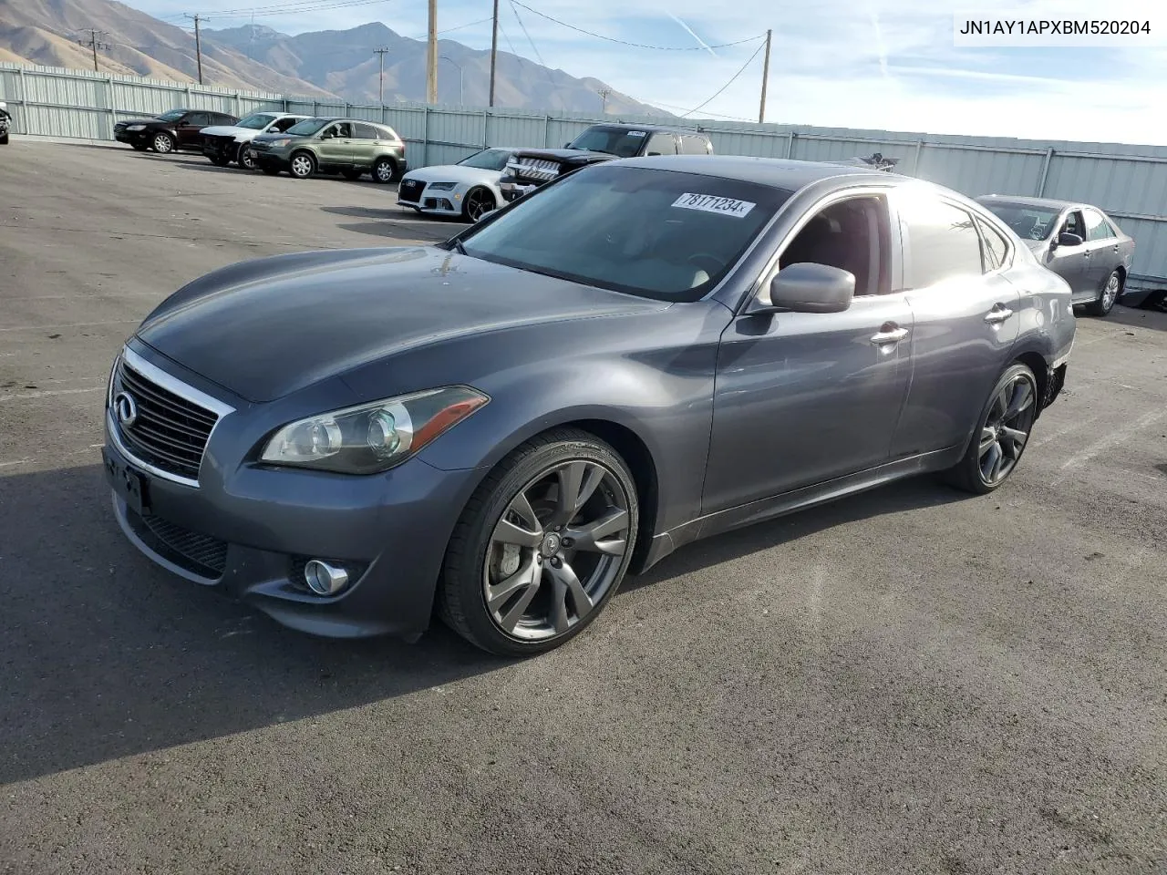 2011 Infiniti M56 VIN: JN1AY1APXBM520204 Lot: 78171234