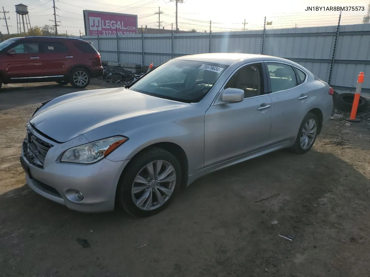 2011 Infiniti M37 X VIN: JN1BY1AR8BM375573 Lot: 78579634