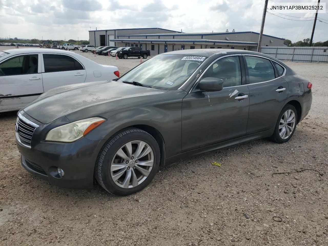 2011 Infiniti M37 VIN: JN1BY1AP3BM325212 Lot: 80024664